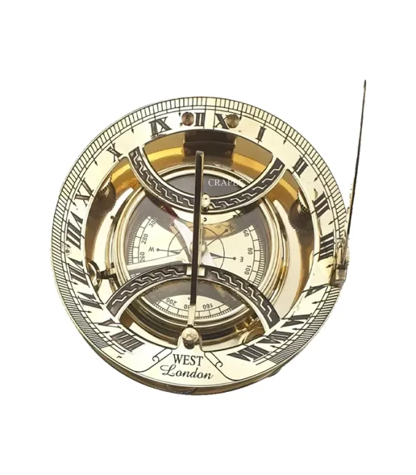 Buy Online West London Solid Brass Sundial Compass 7902